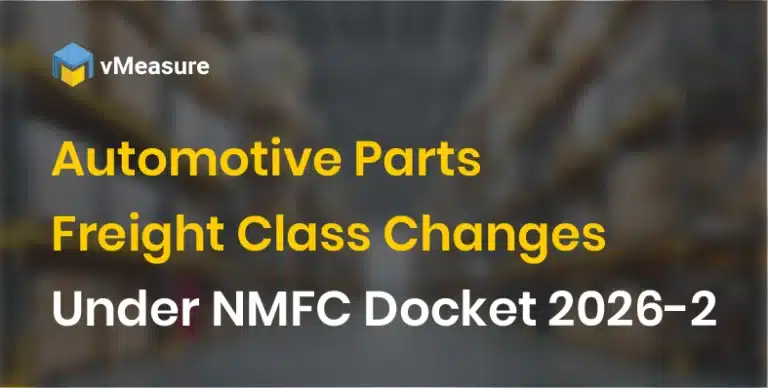 Automotive Parts Freight Class Changes Under NMFC Docket 2026-2