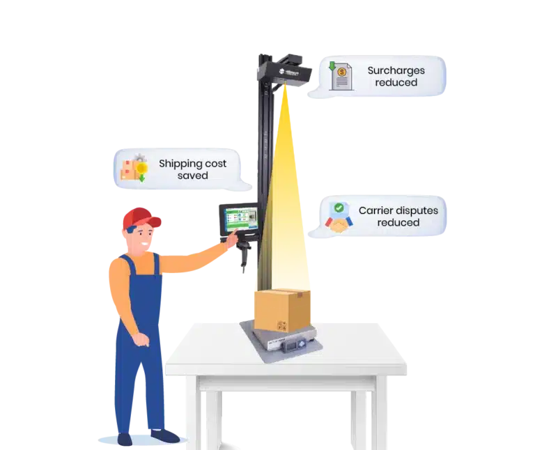 vMeasure dimensioning equipment 