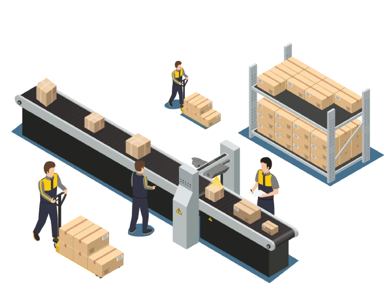 End-of-line shipping system