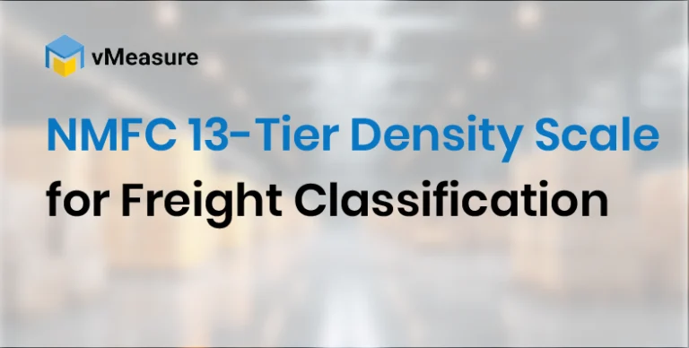 NMFC 13-Tier Density Scale for Freight Classification