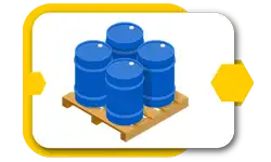 Pallet With Barrels