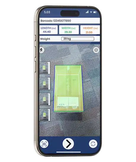 Parcel Mobile Dimensioner
