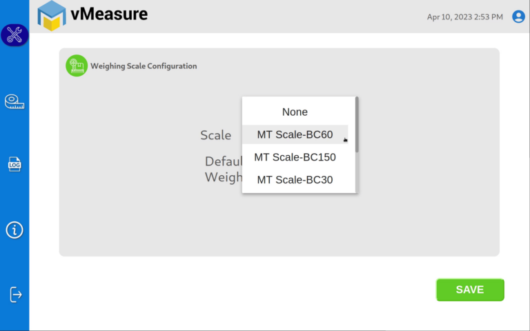 vMeasure Weighing Scale