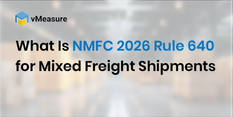 What Is NMFC 2026 Rule 640 for Mixed Freight Shipments