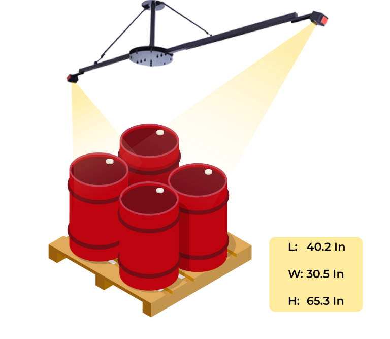 Pallet with Barrels