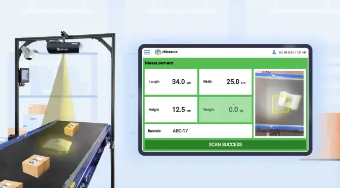 vMeasure In-motion Dimensioner